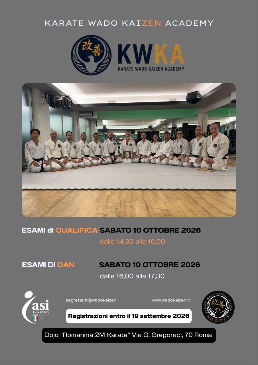Esami di qualifica e di Dan 2026