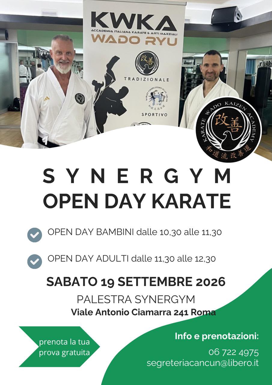 OPEN DAY KARATE – SYNERGYM